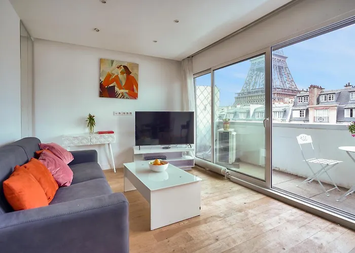 Magnifique 80 M2 Face Tour Eiffel Apartmán Paříž